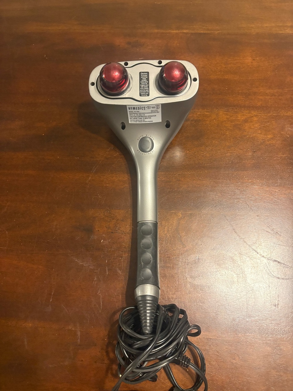 HoMedics PA-100H Percussion Massager Dual Head Tested